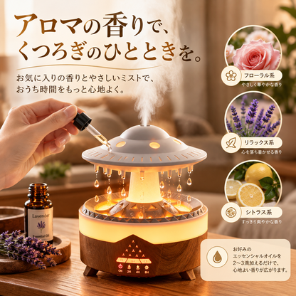 Shizuku™｜雨音が楽しめる加湿器