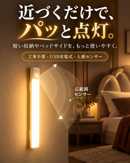 LumiFit™ 充電式センサーライト